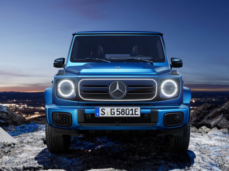 The Mercedes-Benz G 580 with EQ Technology.