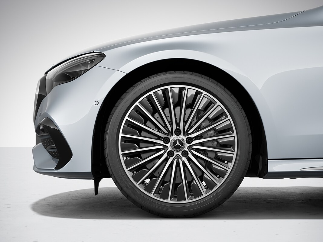 The Mercedes-Benz C-Class Estate with sports suspension.