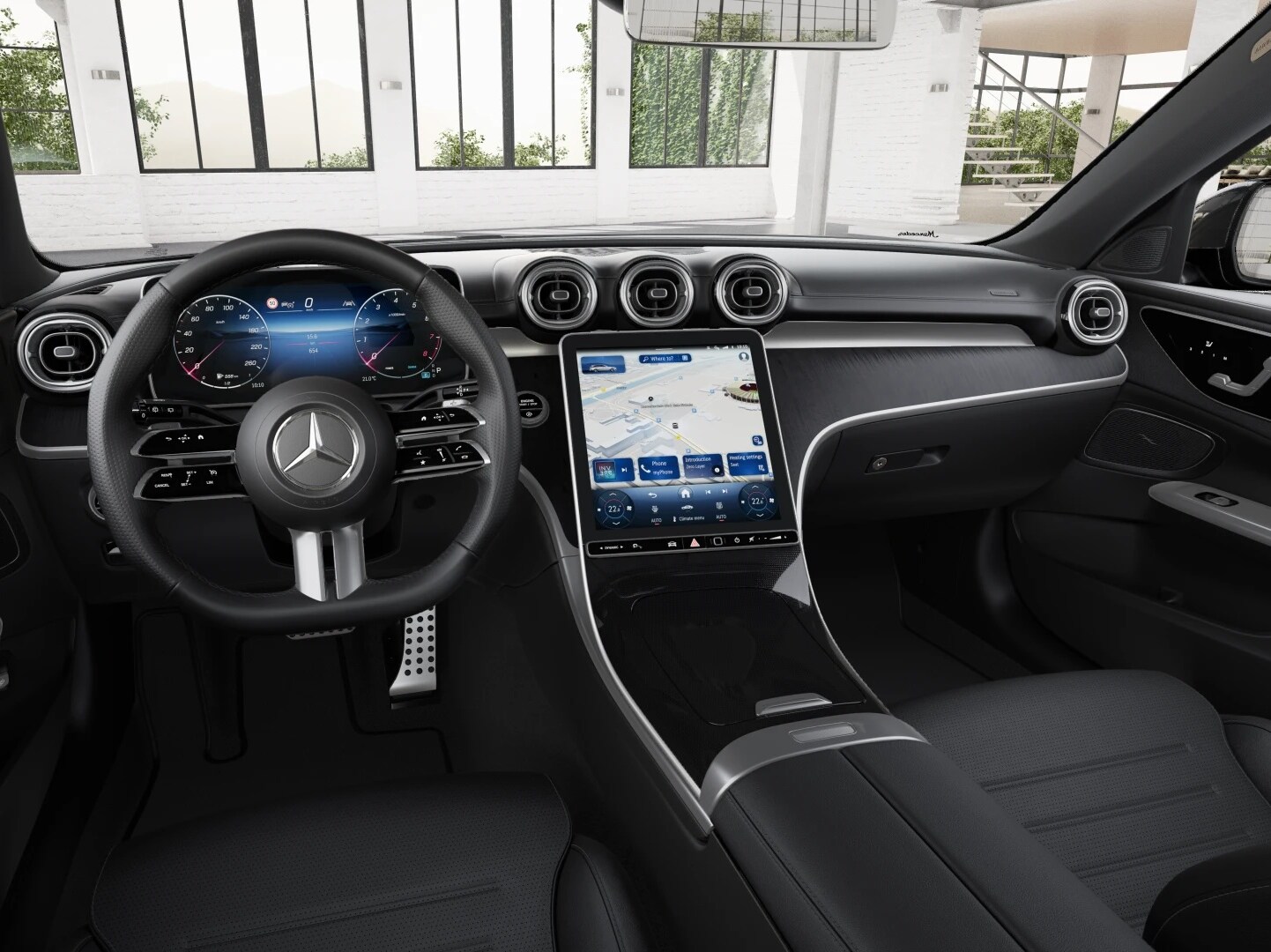 The Mercedes-Benz C-Class Saloon with the AVANTGARDE equipment line.