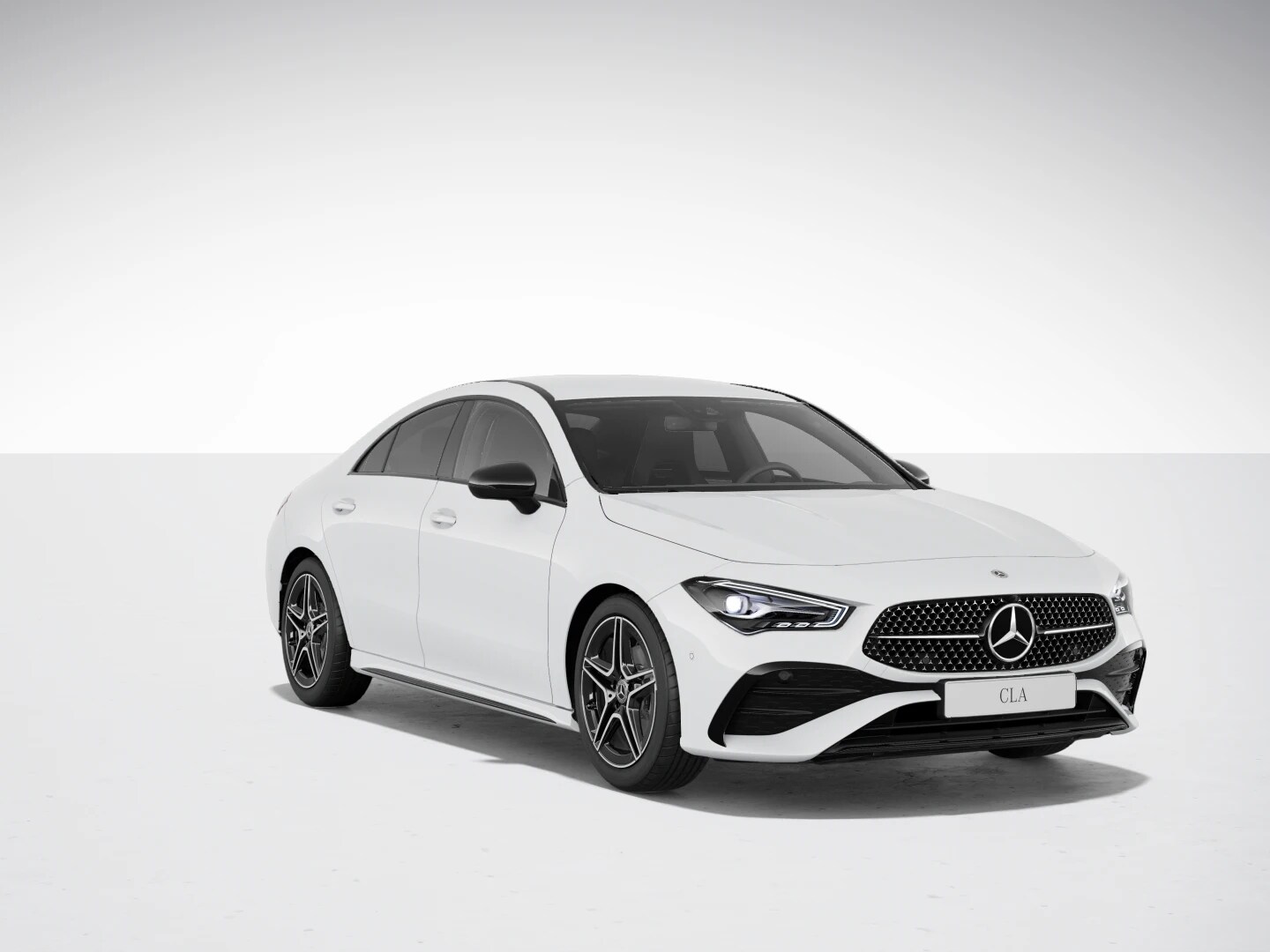 The new Mercedes-Benz CLA Coupé with the Progressive equipment line.