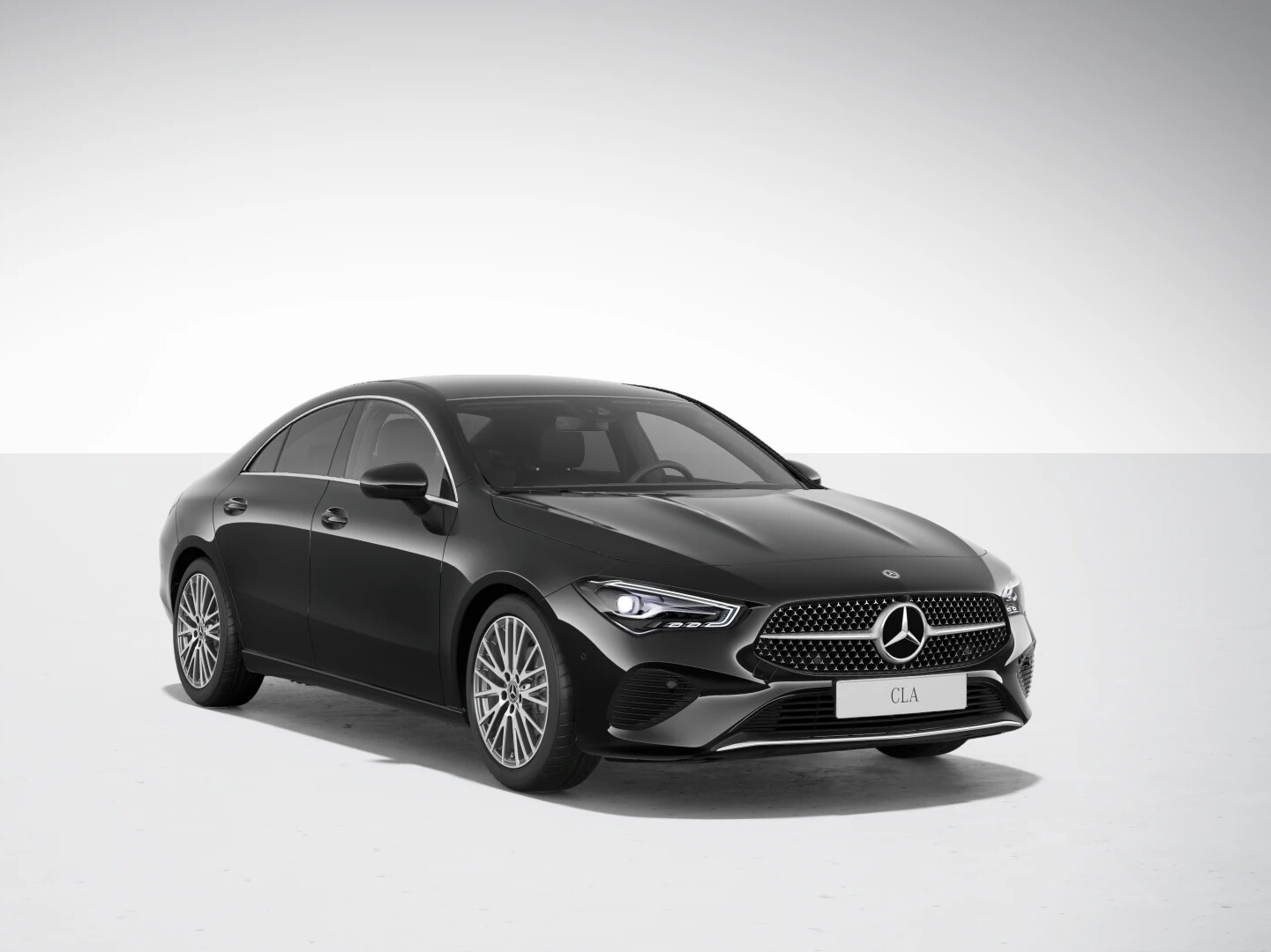 The new Mercedes-Benz CLA Coupé with standard equipment line.