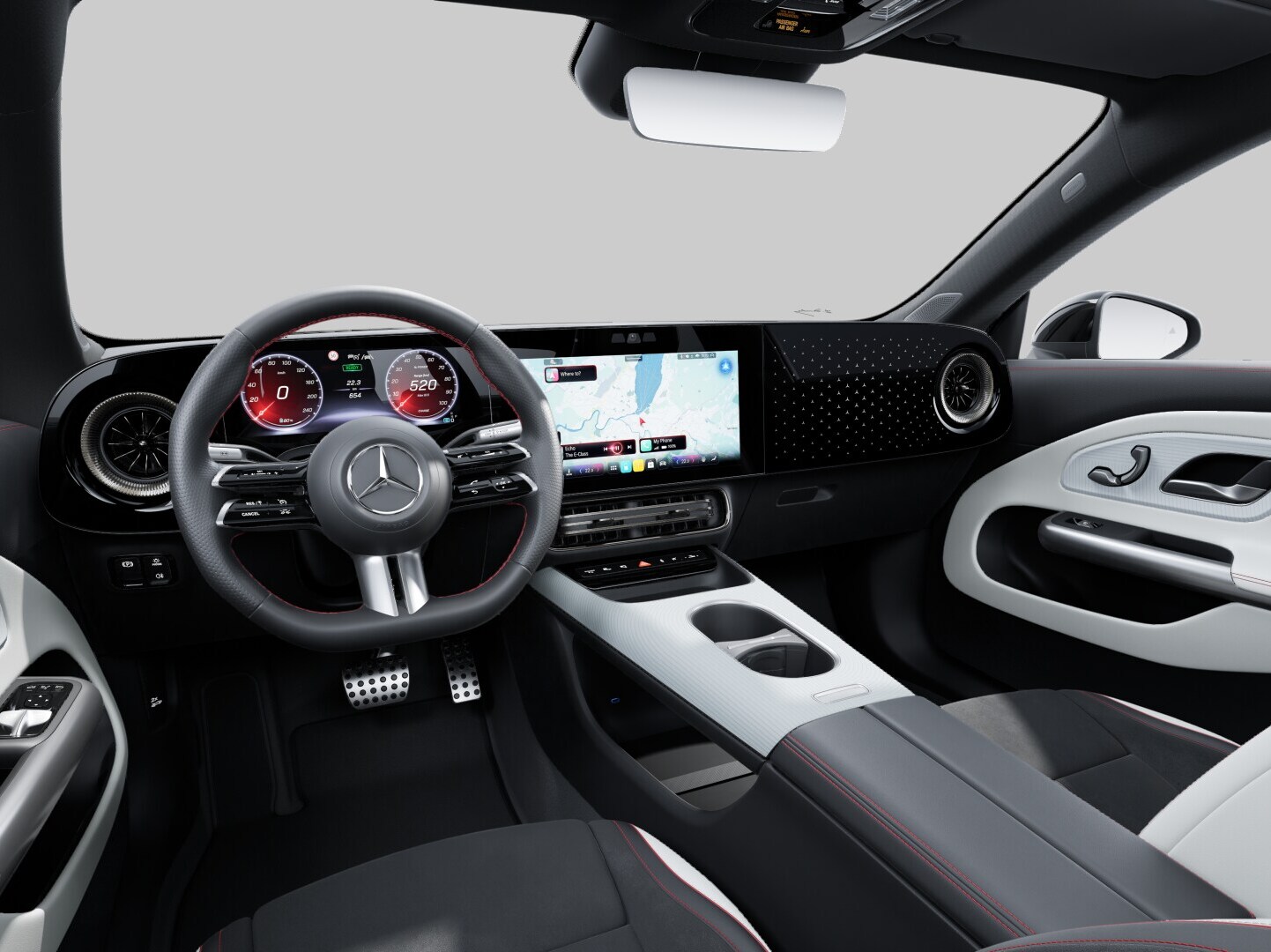 The AMG Line Plus in the all-electric CLA from Mercedes-Benz.