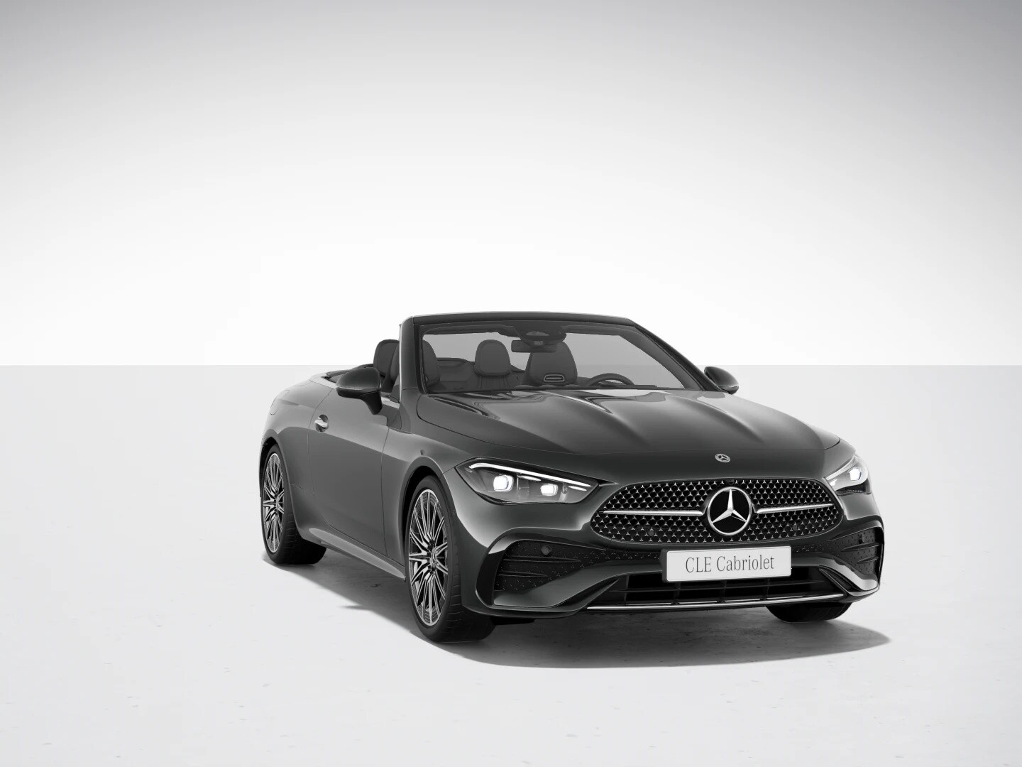 The AMG Line in the CLE Cabriolet sports car from Mercedes-Benz.