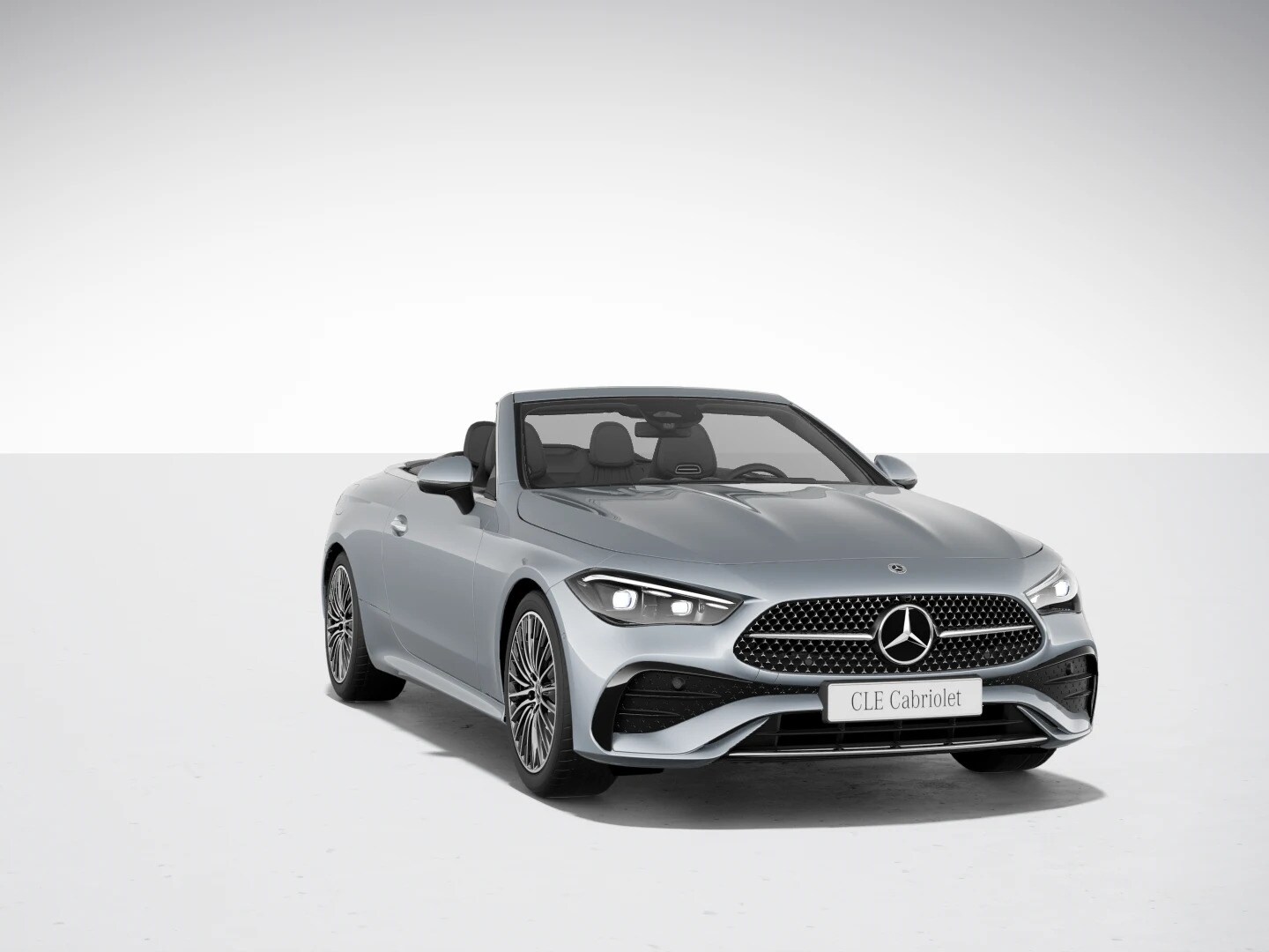 The AMG Line in the CLE Cabriolet sports car from Mercedes-Benz.