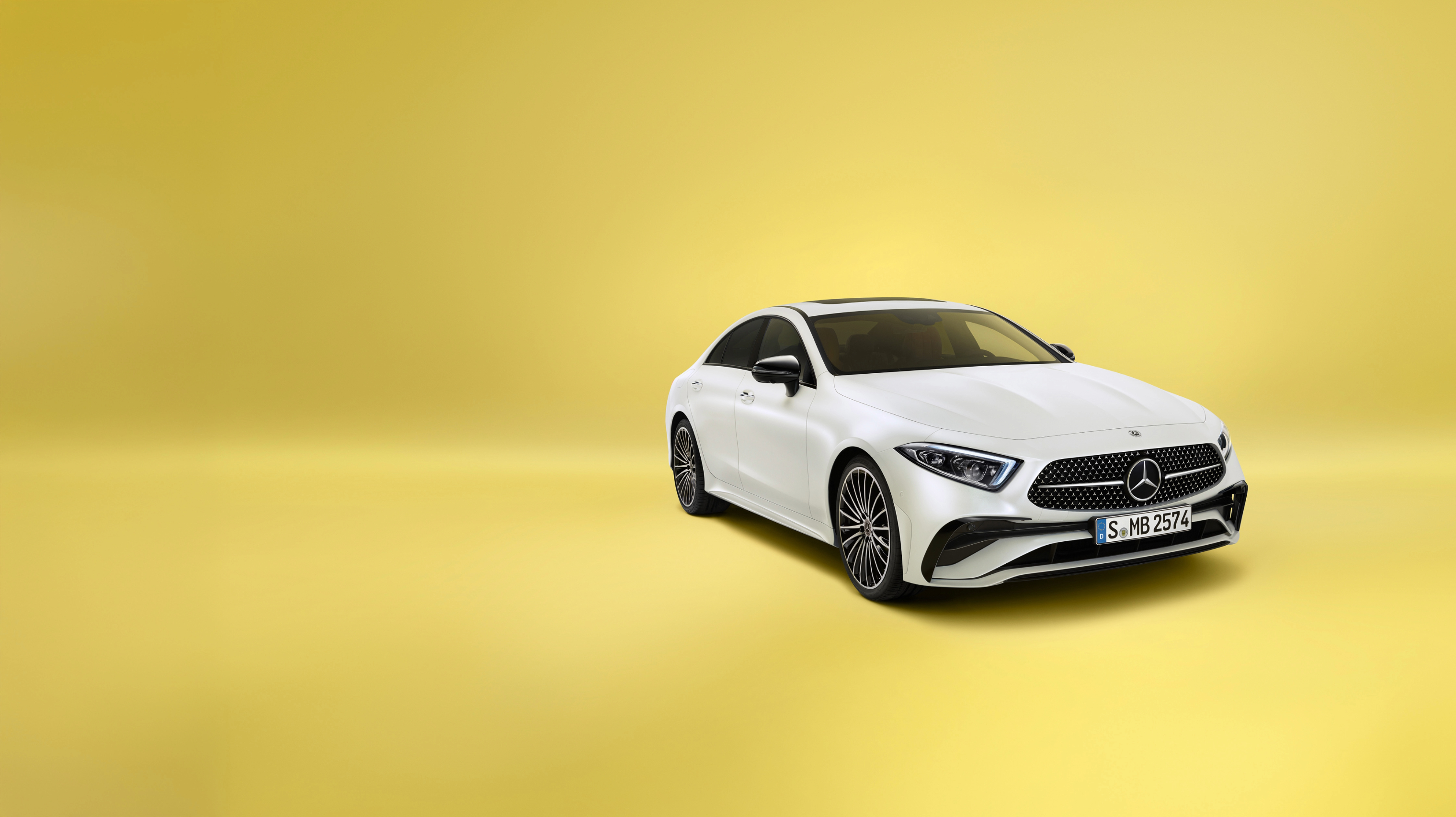 Overview | CLS | Mercedes-Benz The Mercedes-Benz CLS in side front view.