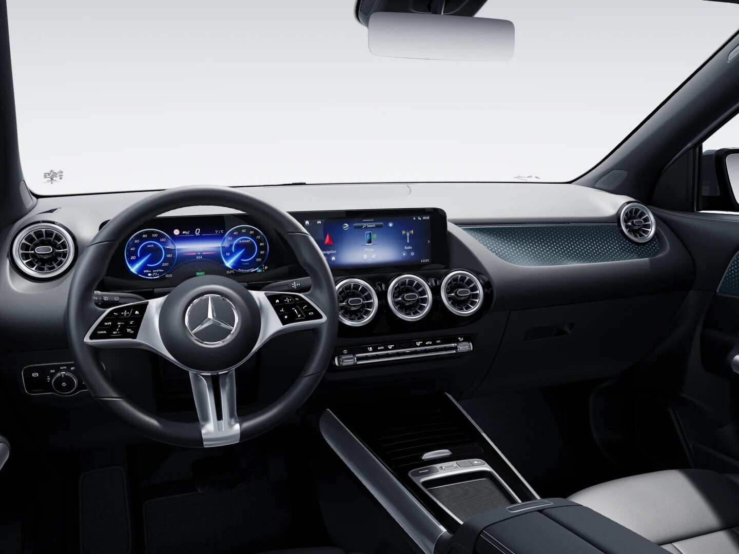 The EQA from Mercedes-Benz with Progressive equipment line.