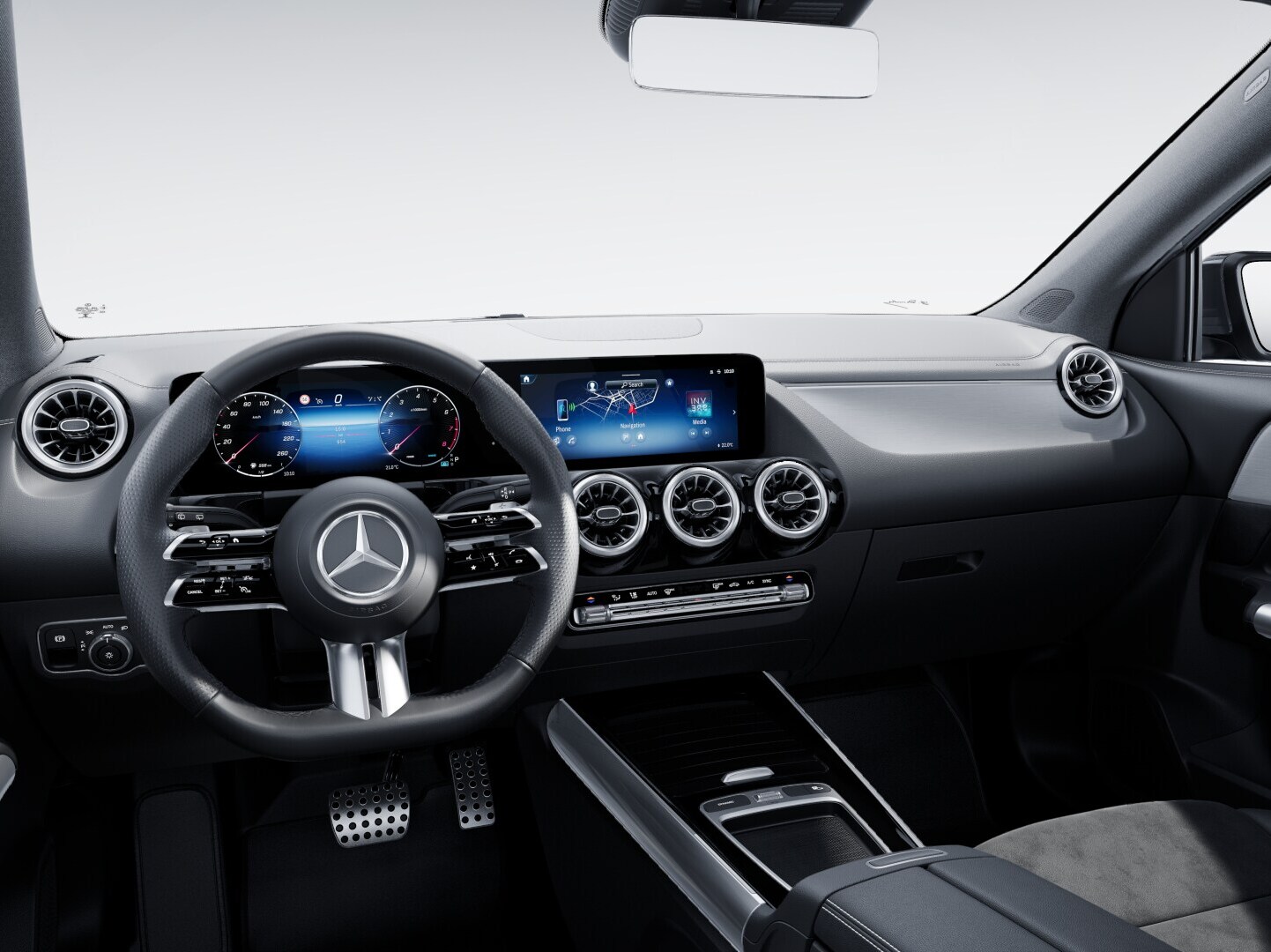 The new Mercedes-Benz GLA with standard equipment.