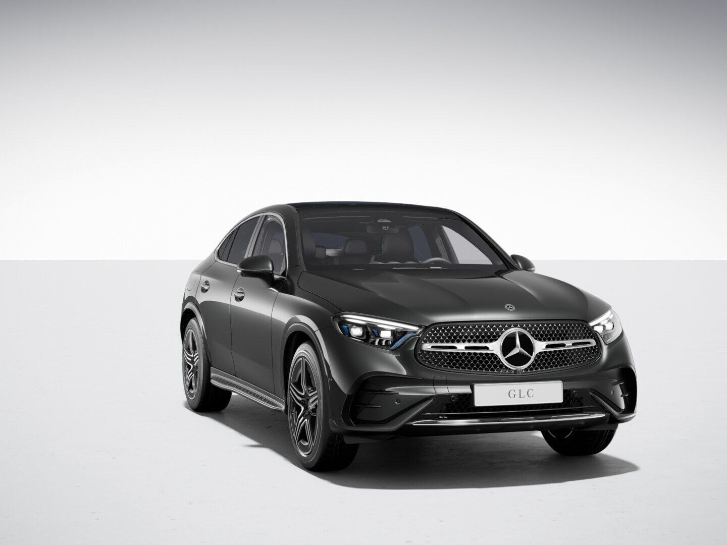 The Mercedes GLC Coupé AMG Line.