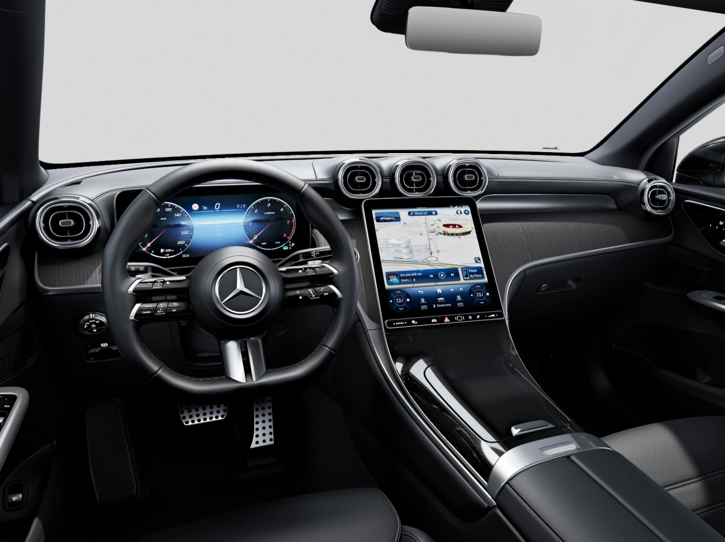 The GLC Coupé from Mercedes-Benz with AVANTGARDE equipment line.