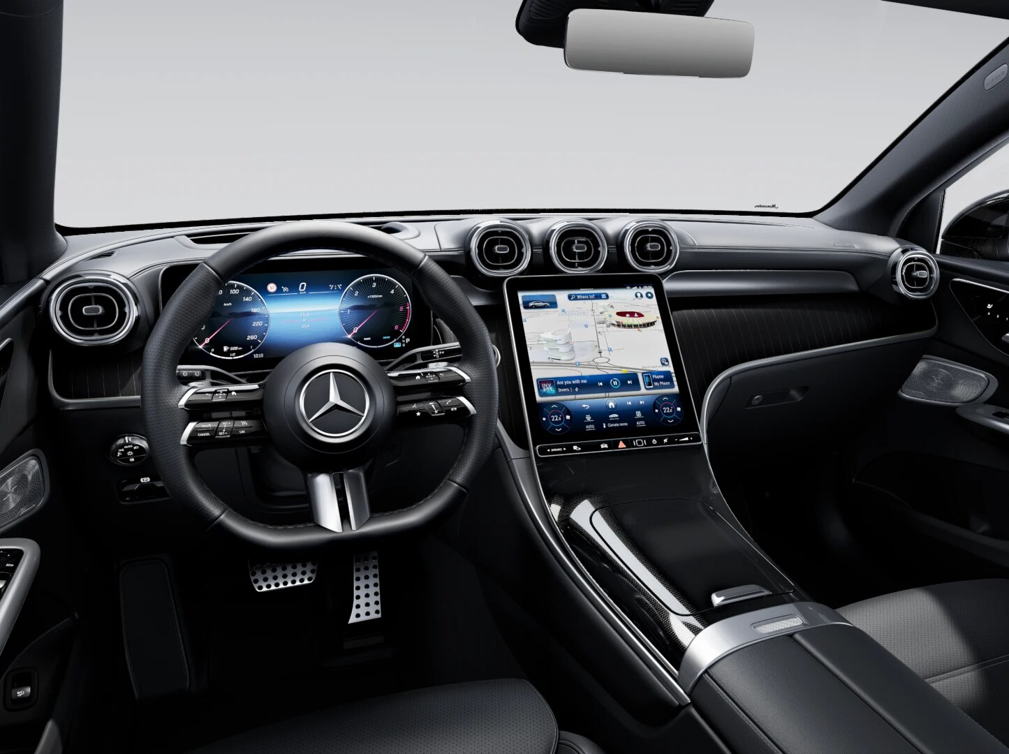 The new GLC Coupé from Mercedes-Benz with the AMG equipment line.
