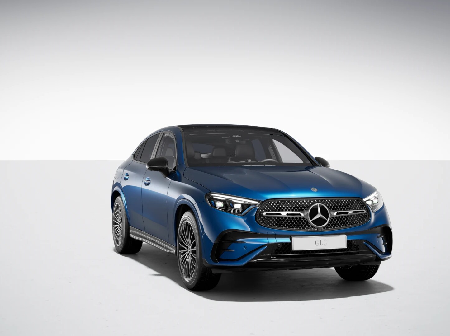 The Mercedes-Benz GLC Coupé with the AMG Line and Night package.