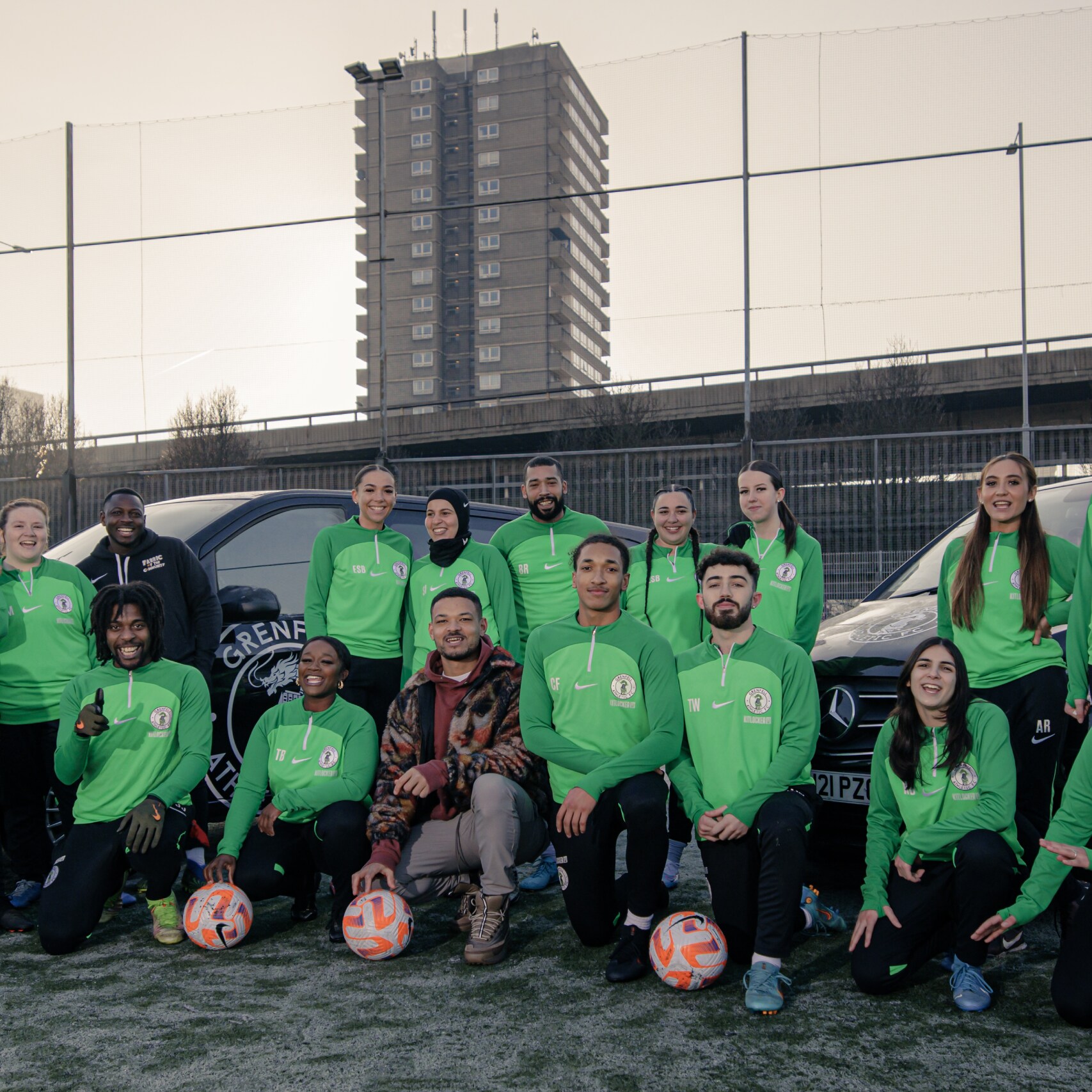 Keeping Grenfell Athletic FC moving.