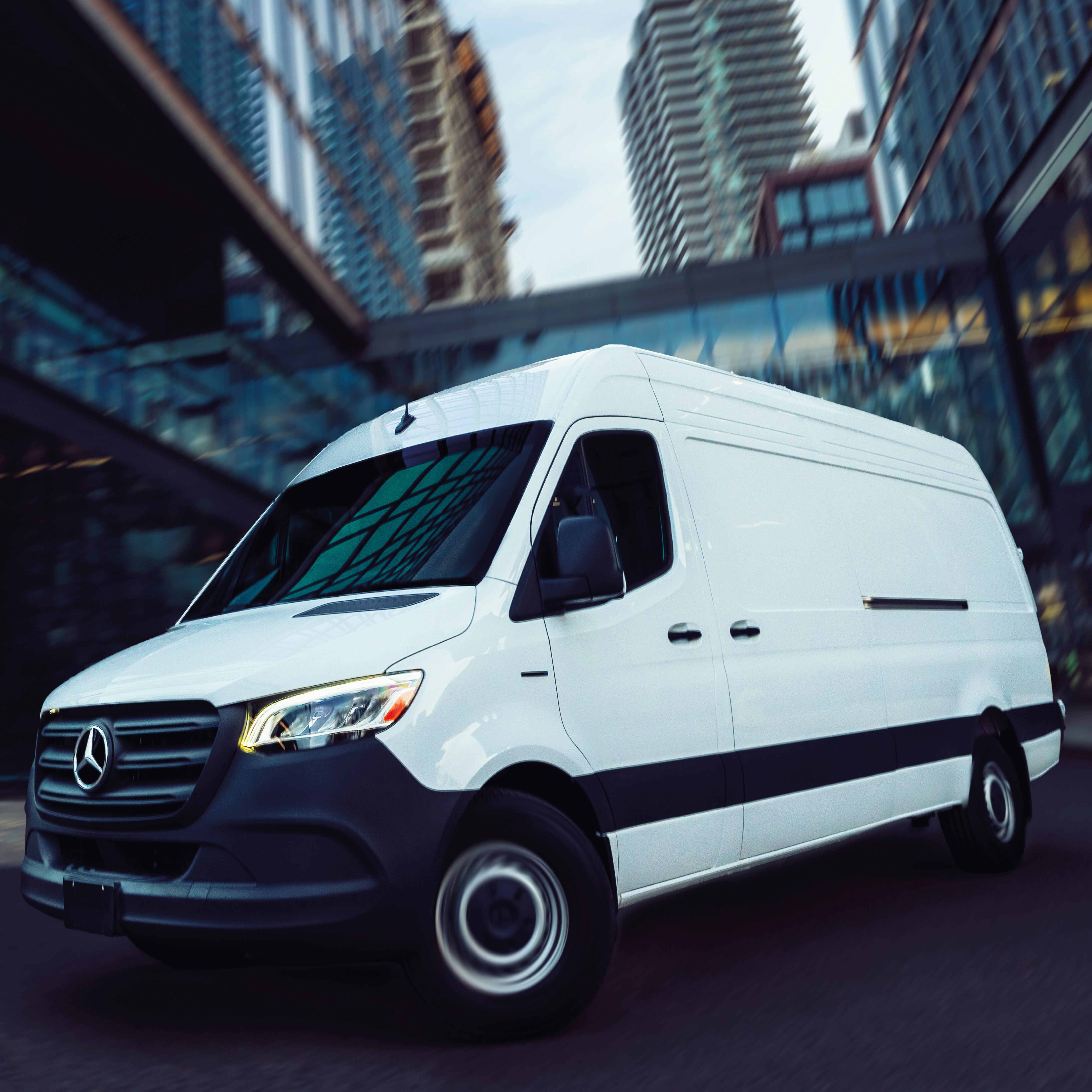White eSprinter Panel Van