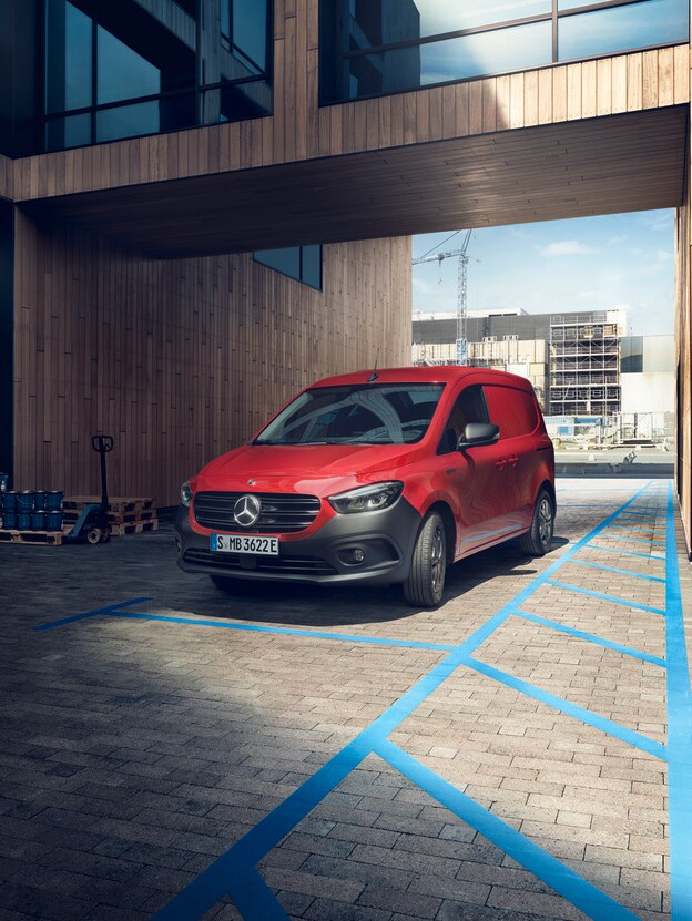 The Mercedes-Benz eCitan Panel Van.