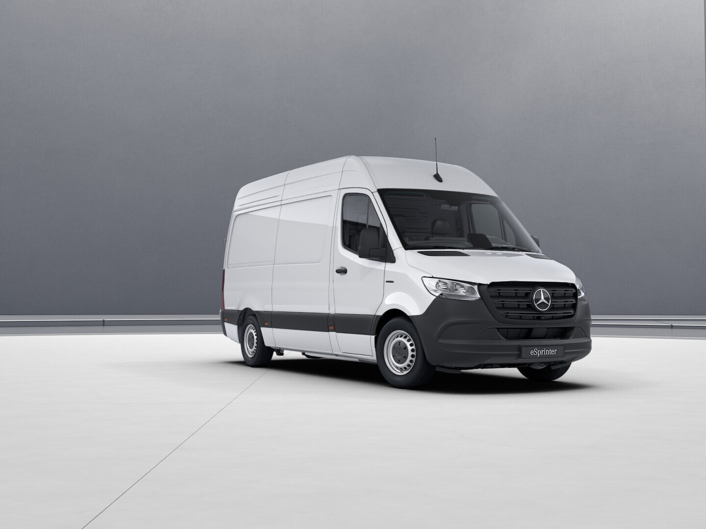 White Mercedes-Benz eSprinter Panel Van