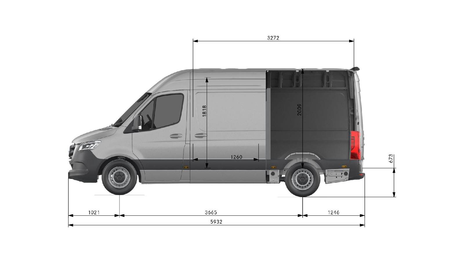 Mercedes Sprinter Rear Load Area Mercedes Benz Sprinter Lwb Dimensions