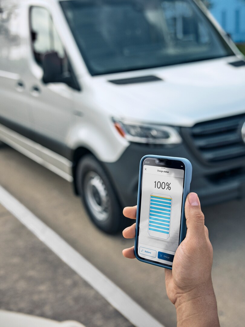 The Mercedes me app makes remote charging simple and intuitive