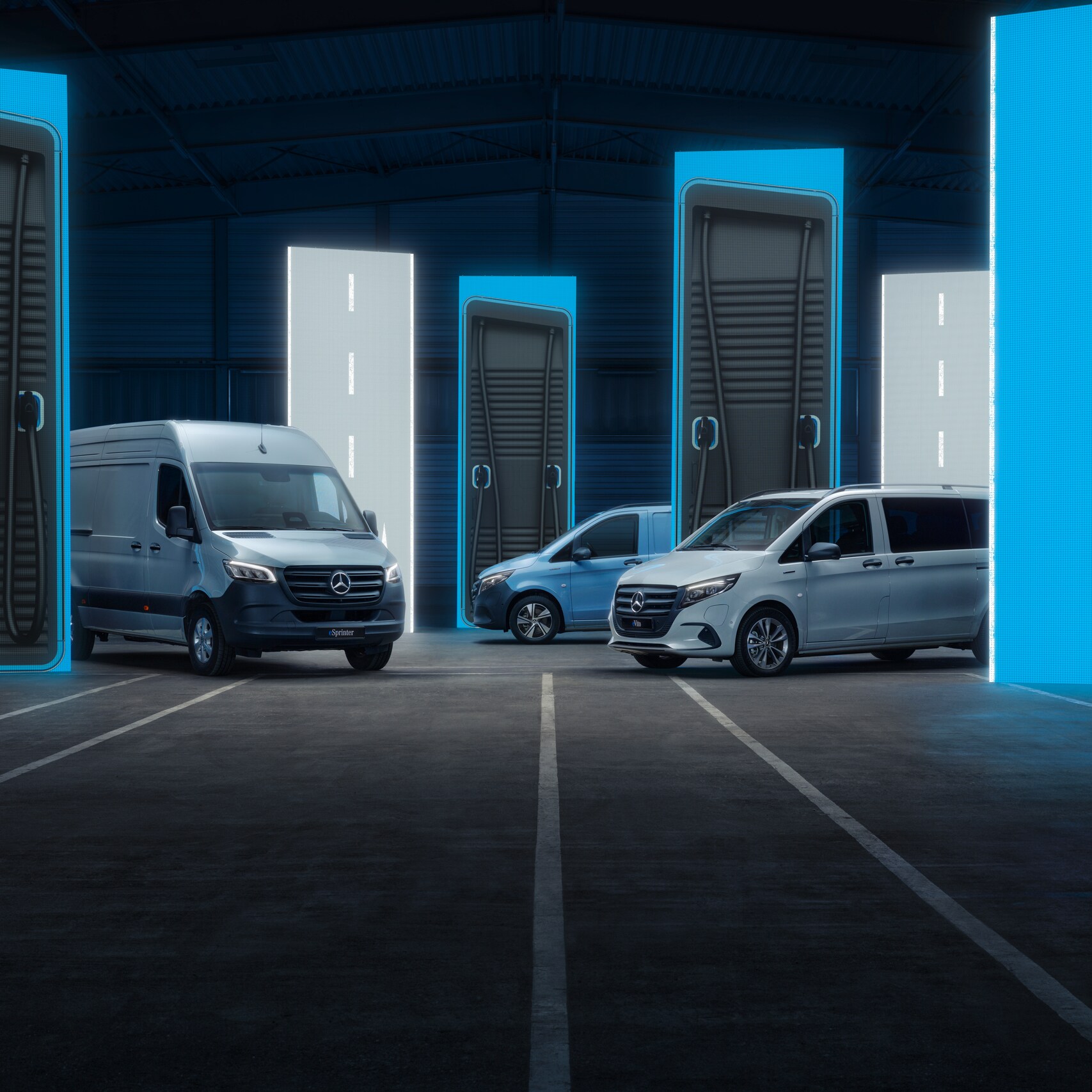 Electric van charging