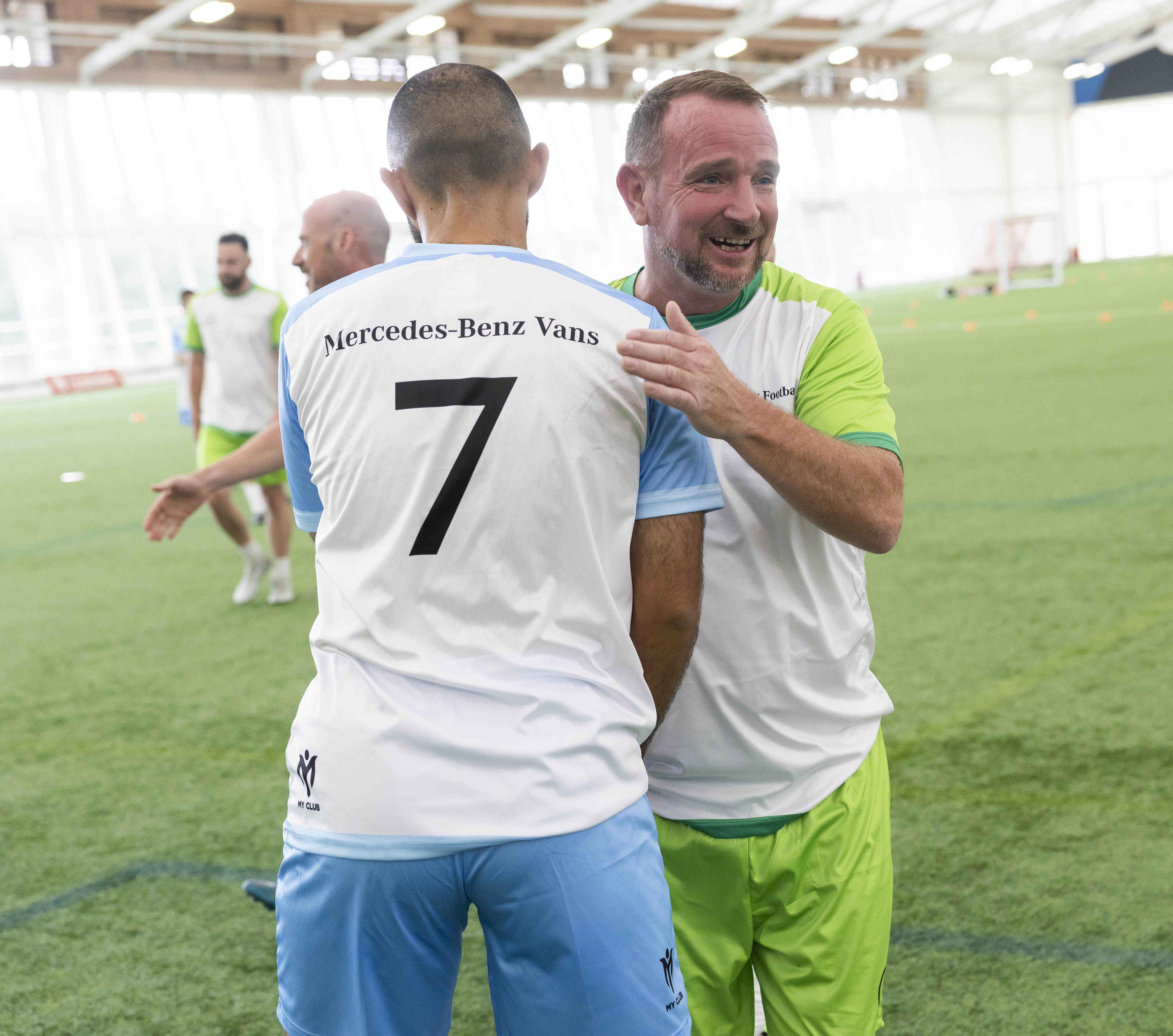 From behind the wheel to the football pitch From behind the wheel to the football pitch