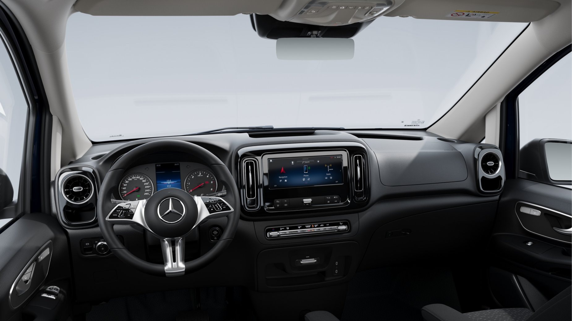 Mercedes-Benz Vito (W447) Panel Van L1 2018 Blueprint Template